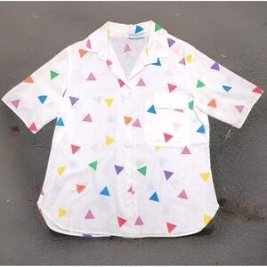 Vintage Cinnamon Stick California Top Women's 16 ‎ USA Geometric